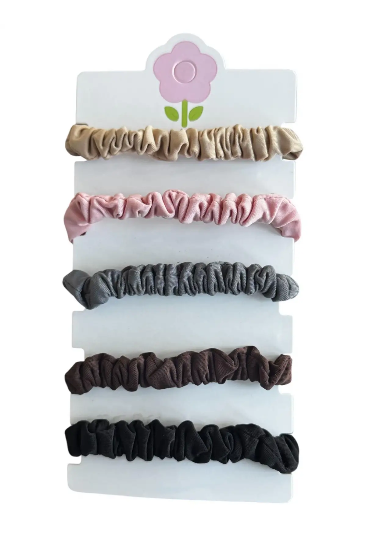 5li Karışık Renk Lastik Toka Set