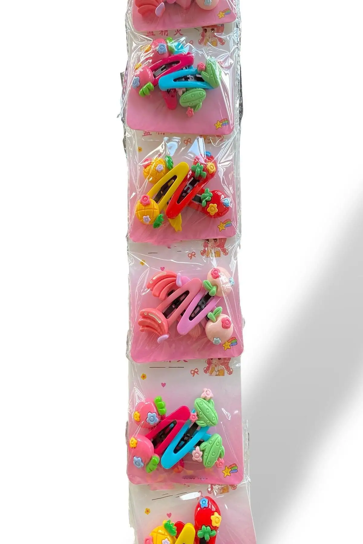 6lı Karışık Renk Karışık Figürlü Yan Toka Set