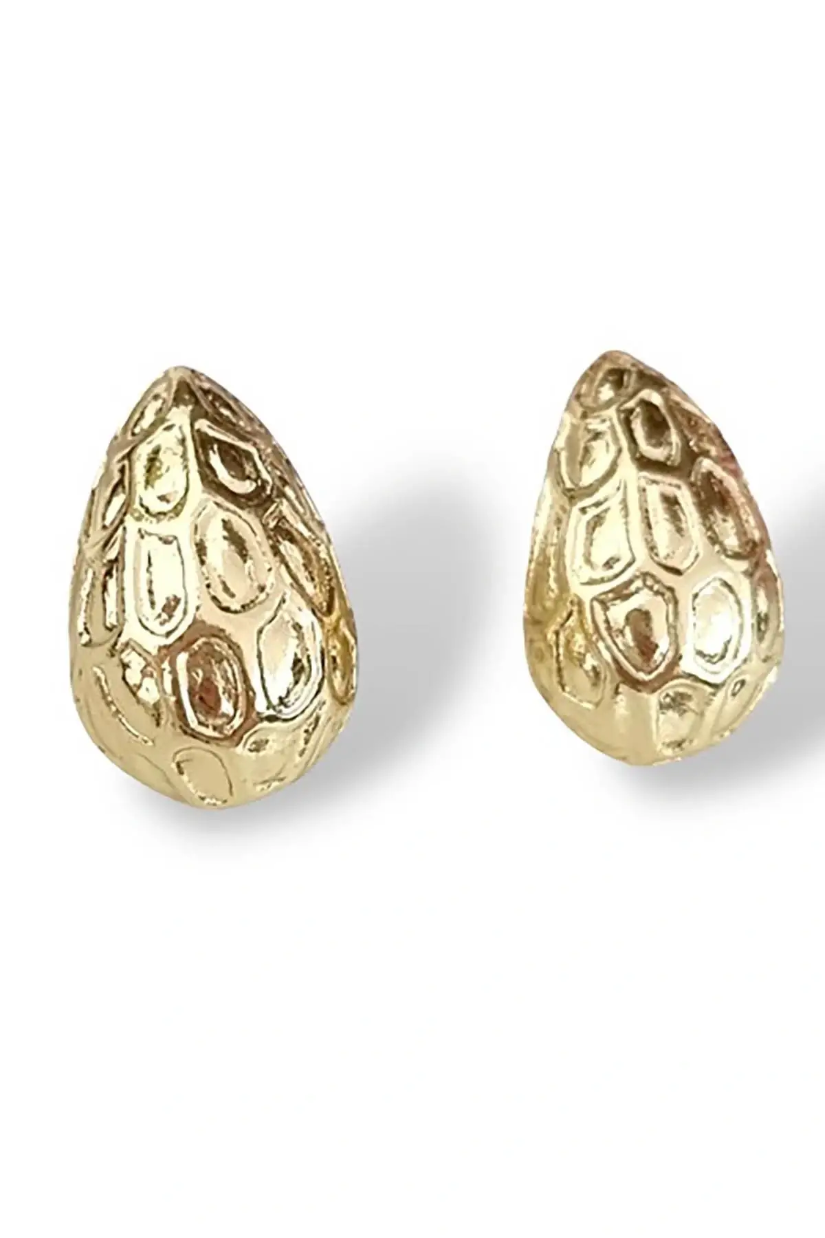 Altın Renk Çelik Küpe (Çift)