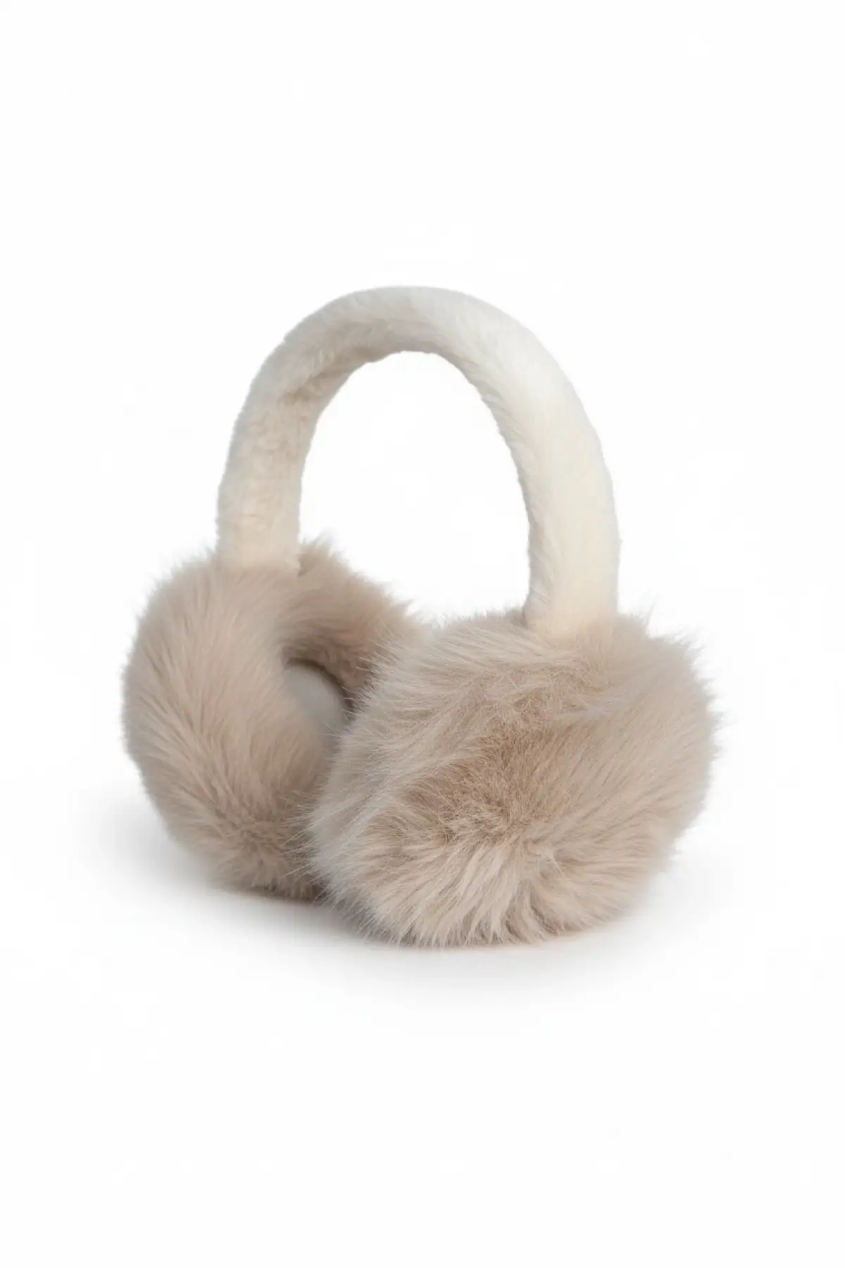 Bej Renk Peluş Kulaklık