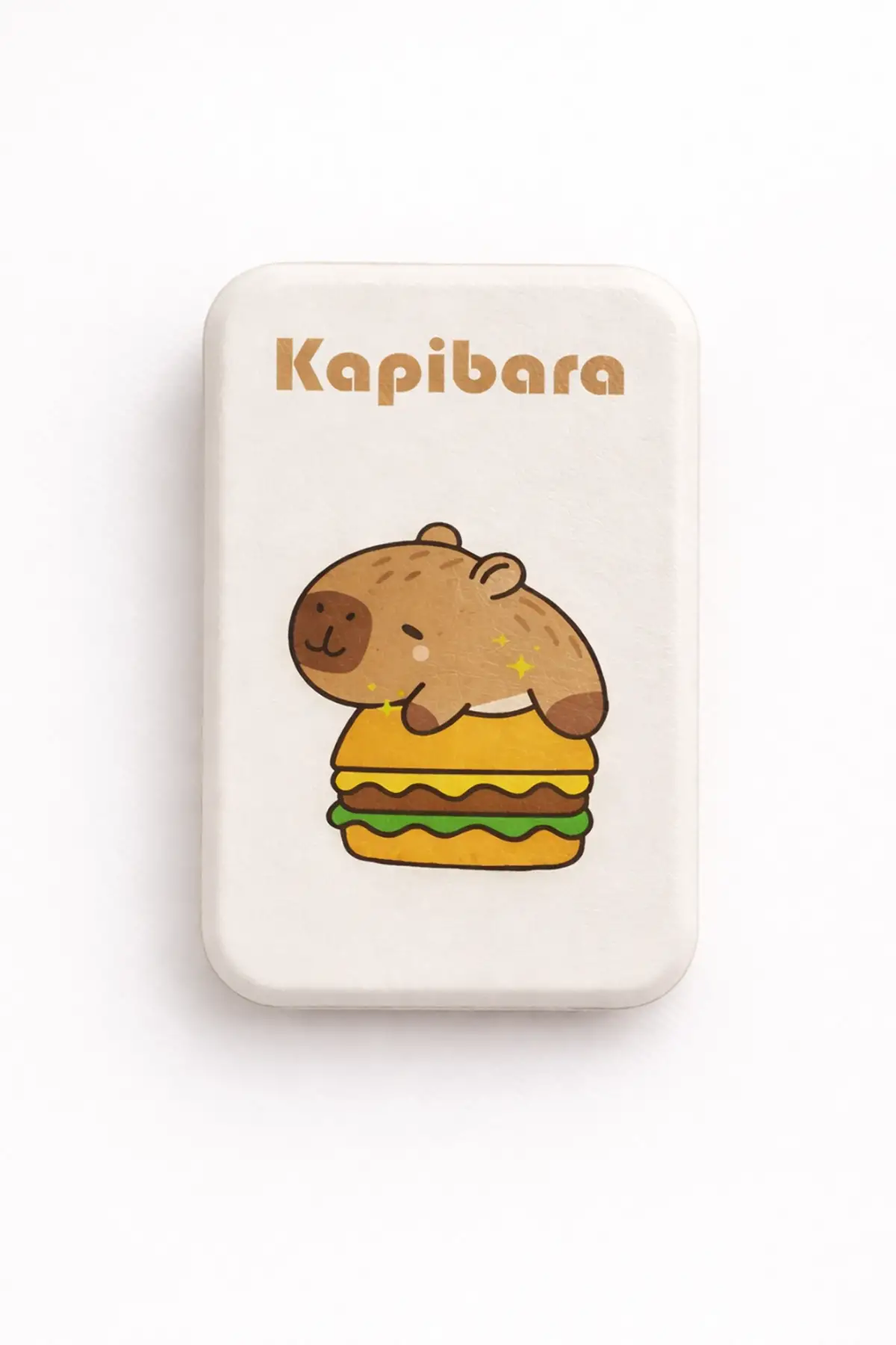 Beyaz Renk Ayıcık Figürlü Cep Aynası