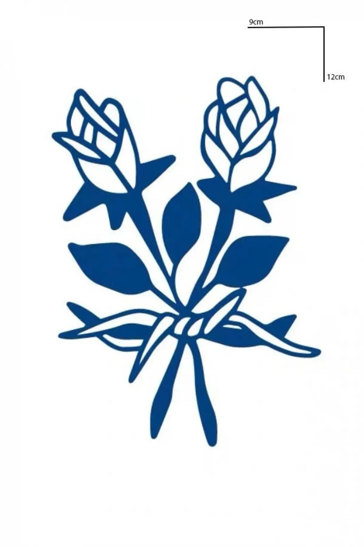 Çiçek Figürlü 12 Saat Sonra Kararan Geçici Dövme Tattoo