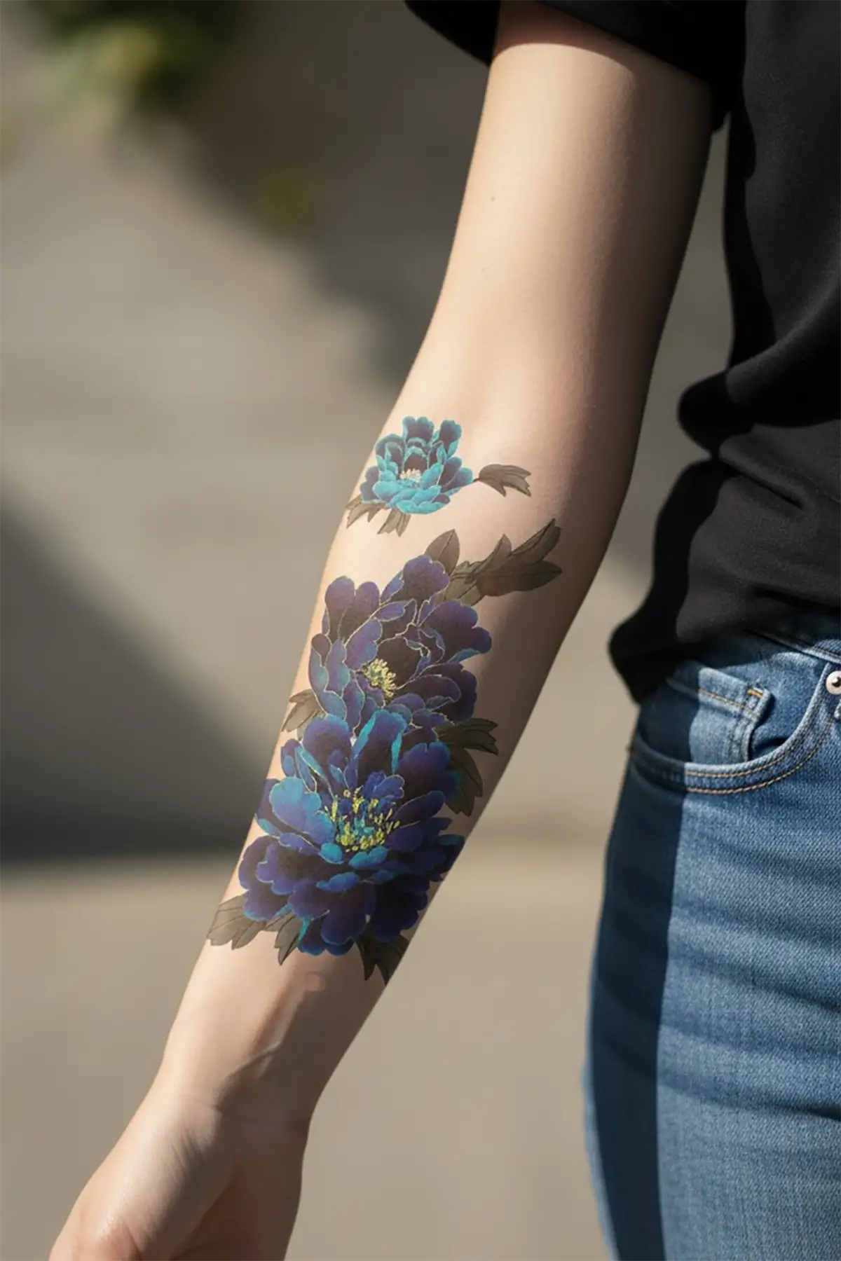 Geçici Çiçek Dövme Tattoo