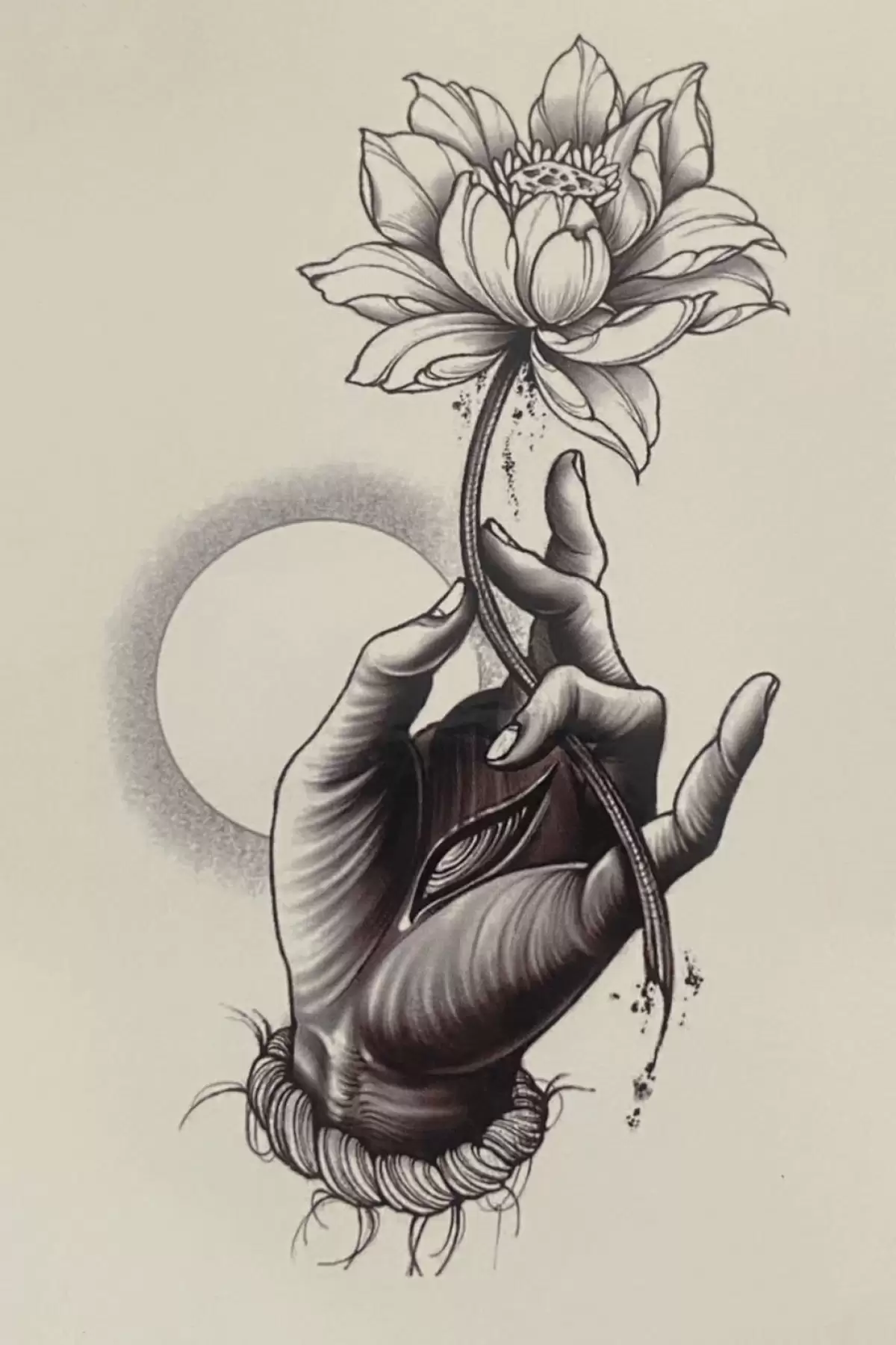 Geçici Çiçek Figürlü Dövme Tatto
