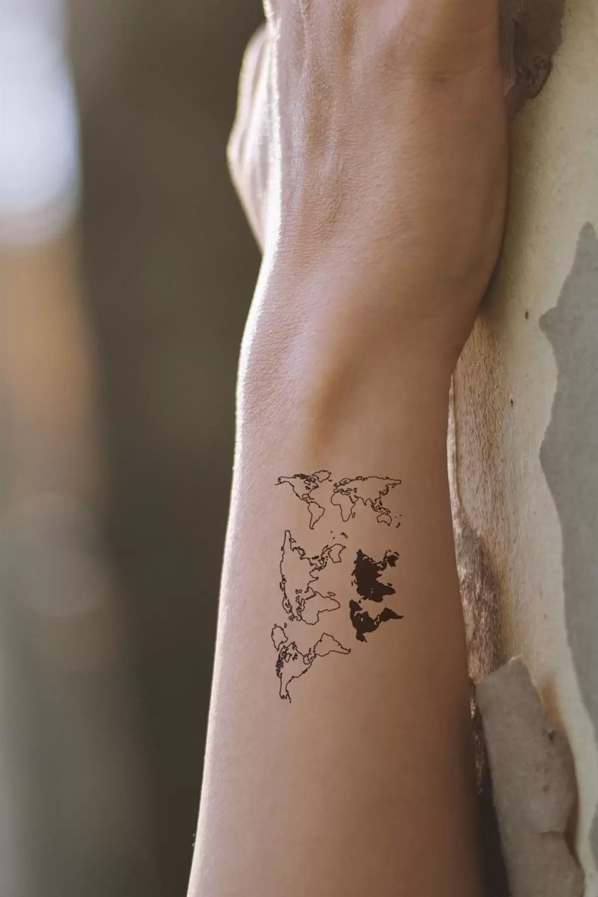 Geçici Dünya Mini Dövme Tattoo