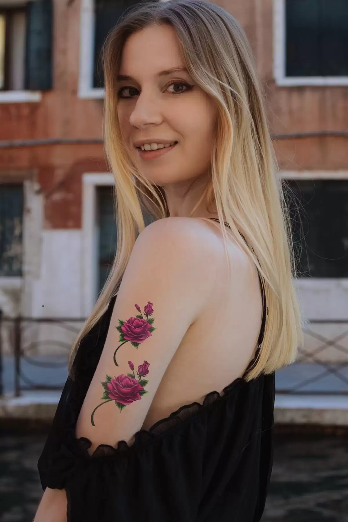 Geçici Gül Dövme Tattoo
