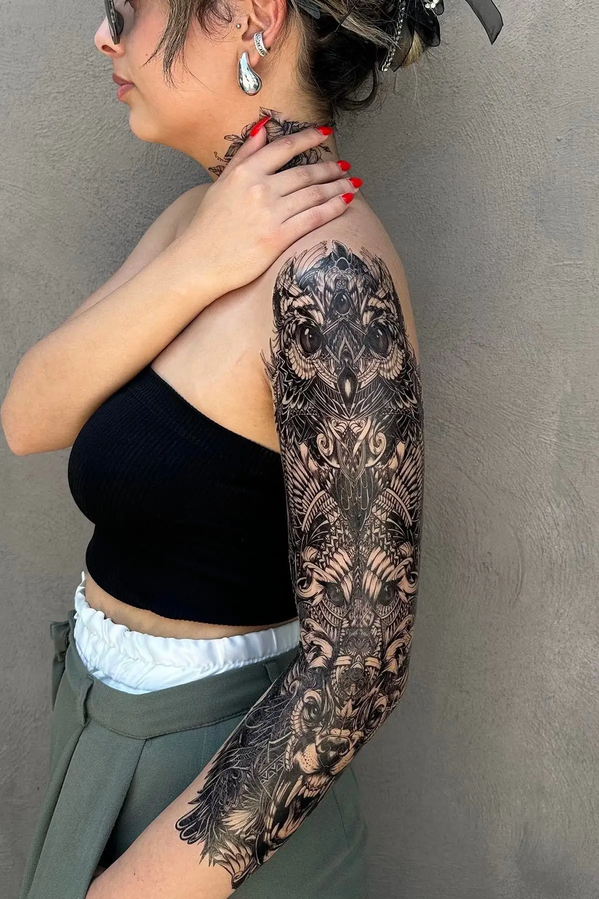 Geçici Hayvan Figürlü Kol Dövme Tattoo