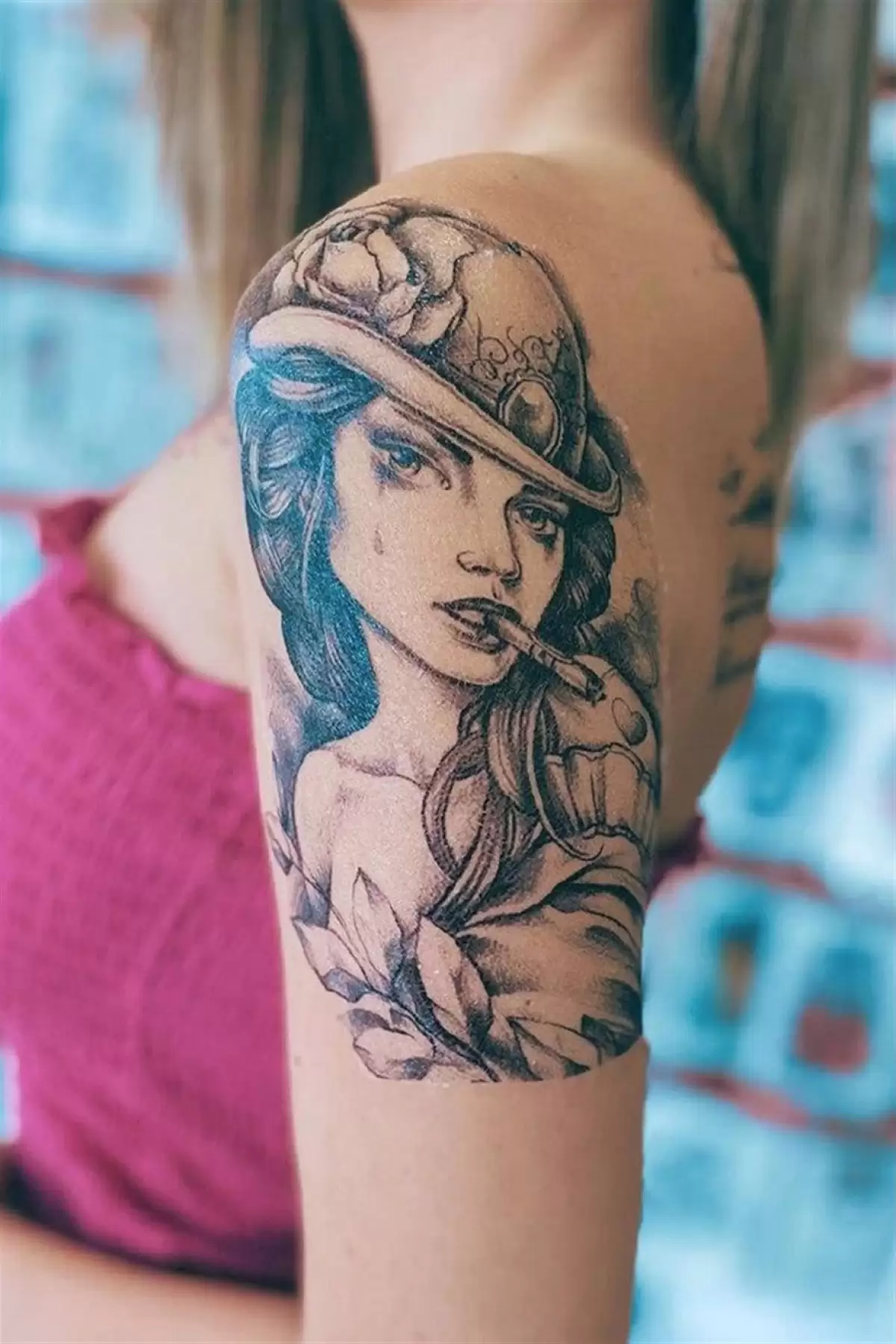 Geçici Kadın Dövme Tattoo