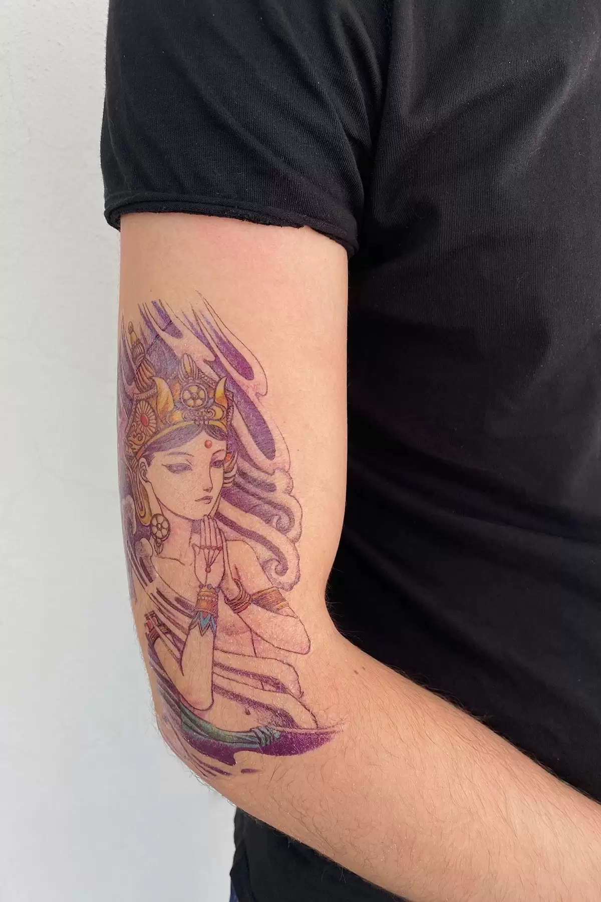 Geçici Kadın Modelli Dövme Tattoo