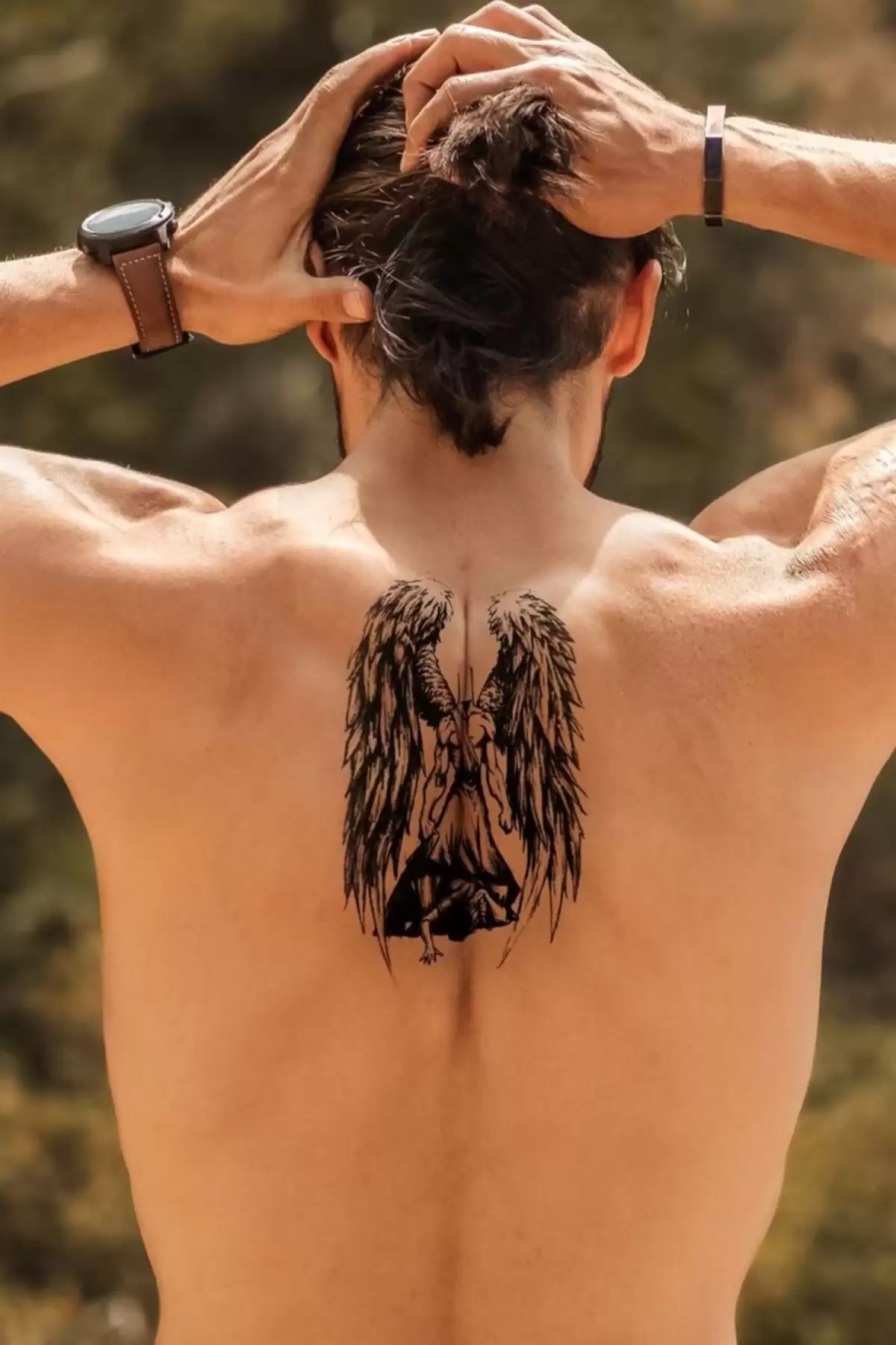 Geçici Kanatlı Savaşçı Dövme Tattoo