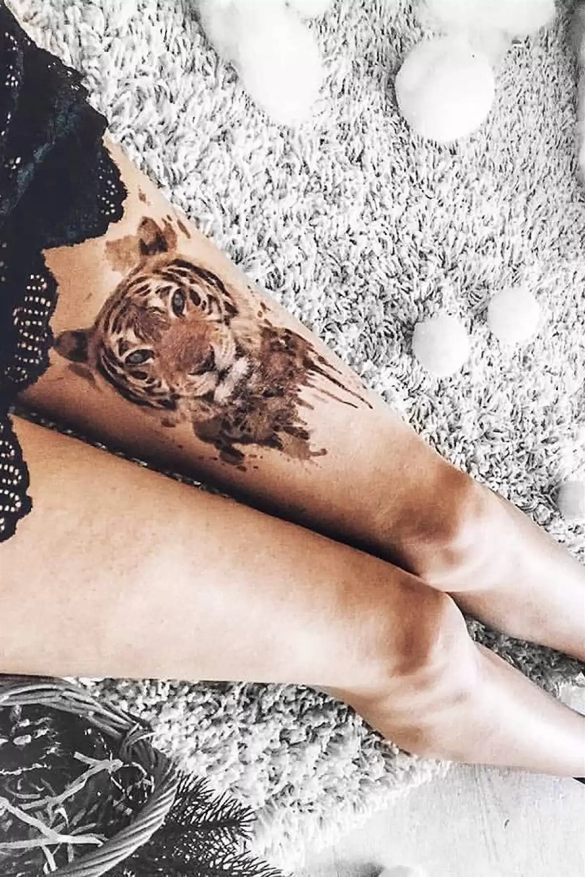 Geçici Kaplan Dövme Tattoo