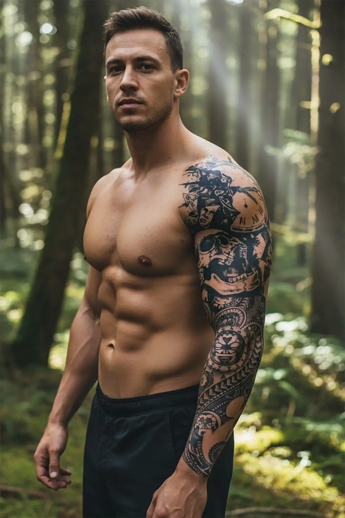 Geçici Kurukafa ve Saat Kol Dövme Tattoo