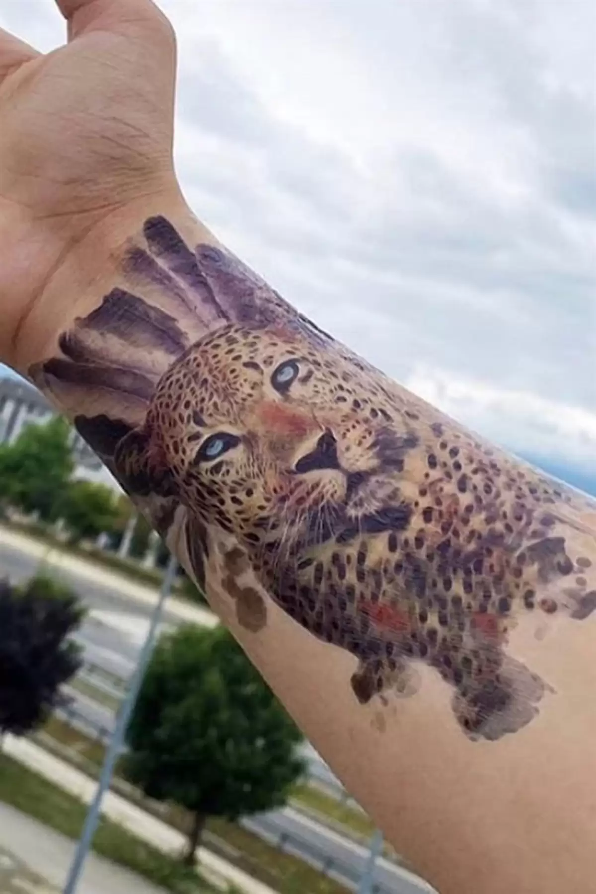 Geçici Leopar Dövme Tattoo