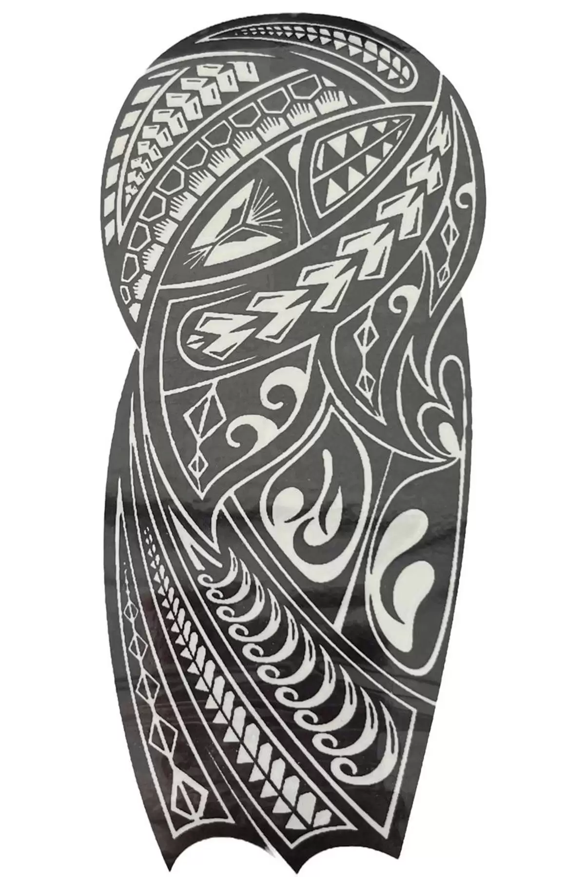 Geçici Maori Model Dövme Tattoo