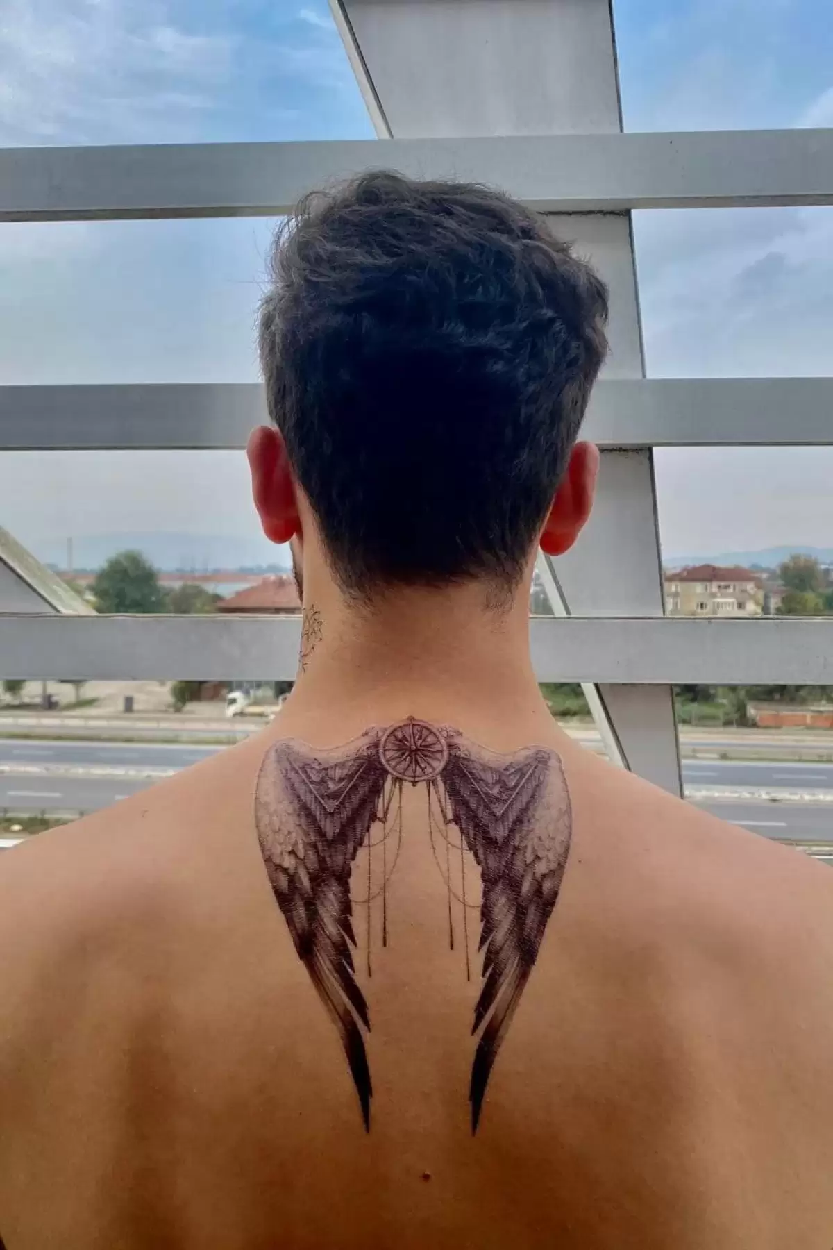 Geçici Melek Kanadı Dövme Tattoo