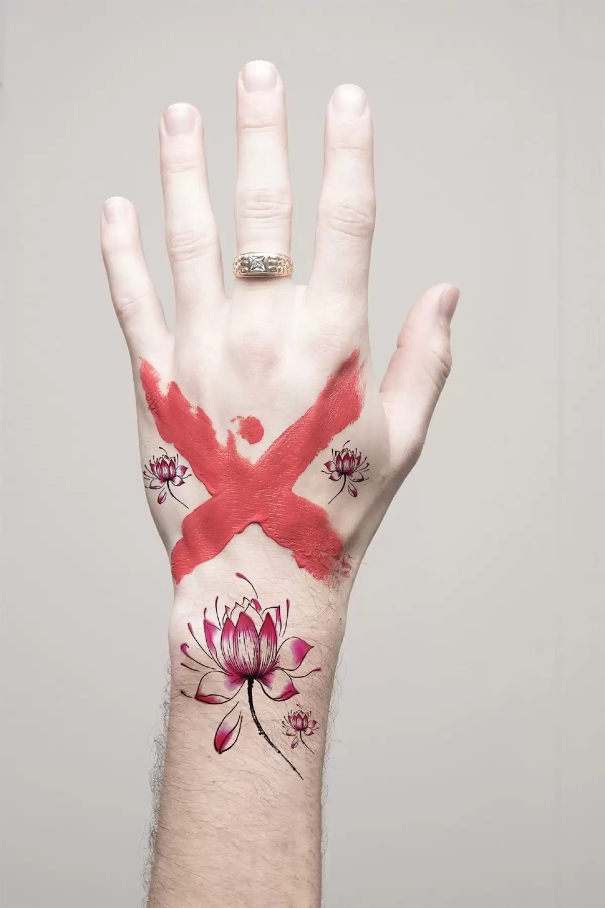 Geçici Mini Çiçek Dövme Tattoo