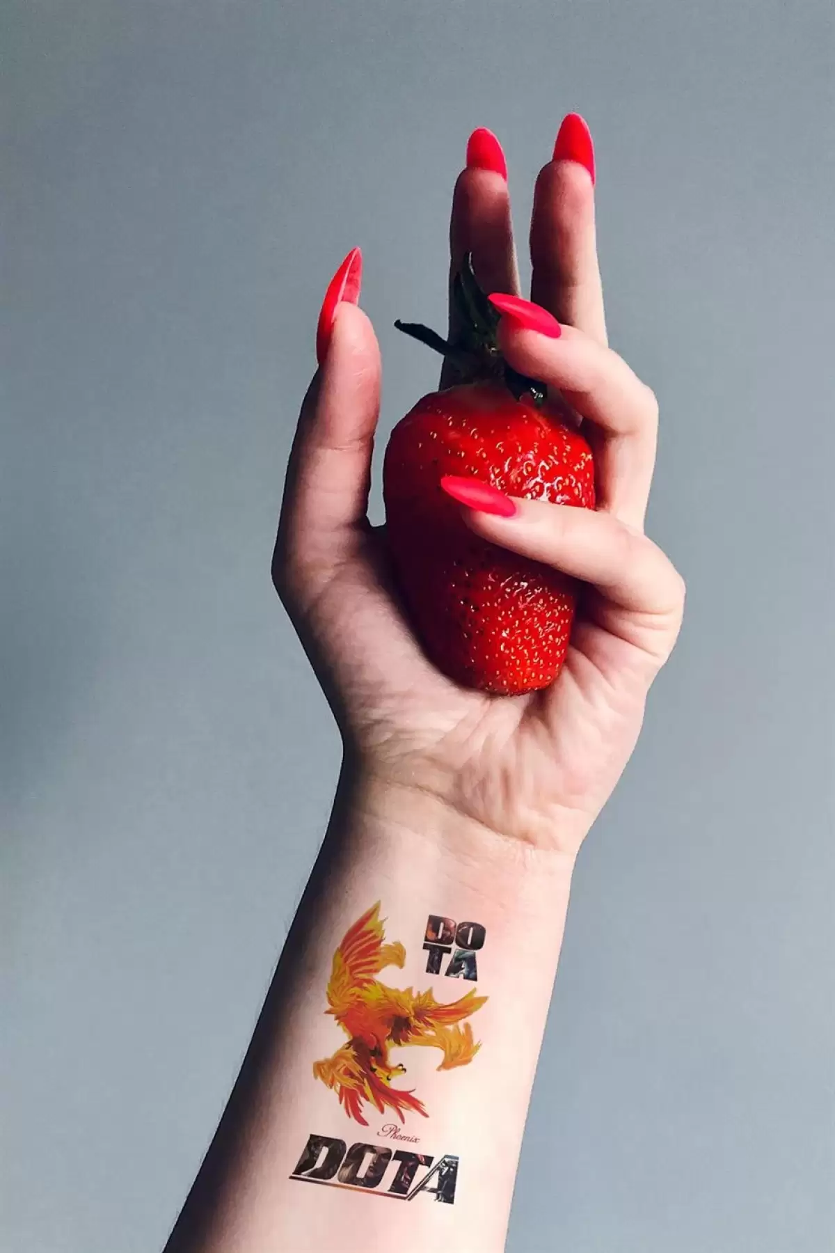 Geçici Mini Kuş Dövme Tattoo