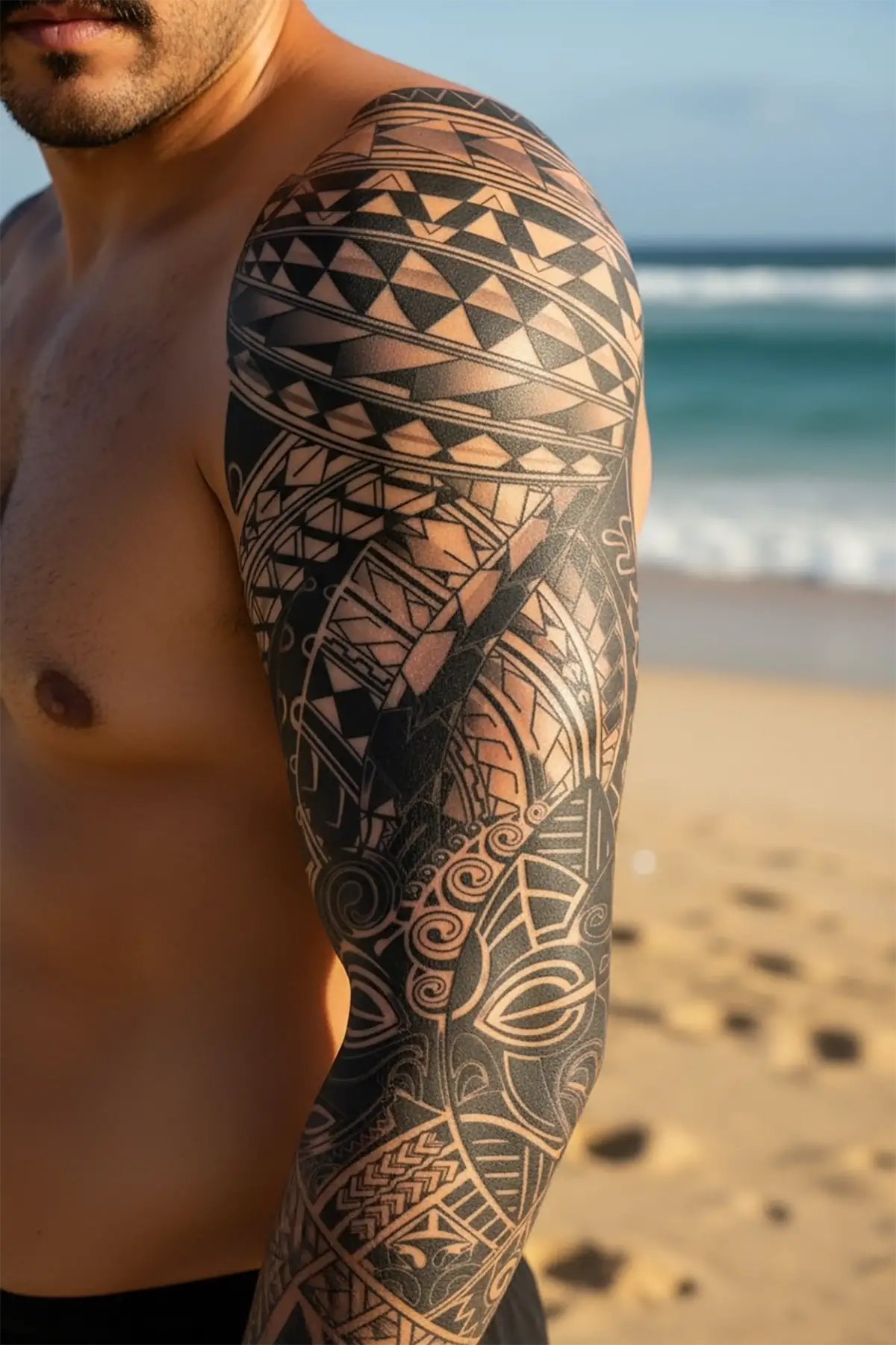 Geçici Tribal Figürlü Dövme Tattoo