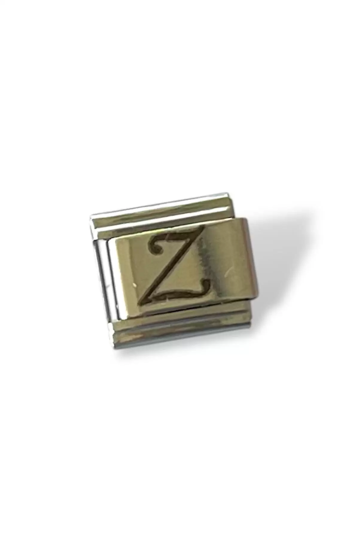 Gümüş Renk Z Harf Çelik Nomination Charm (Tek)