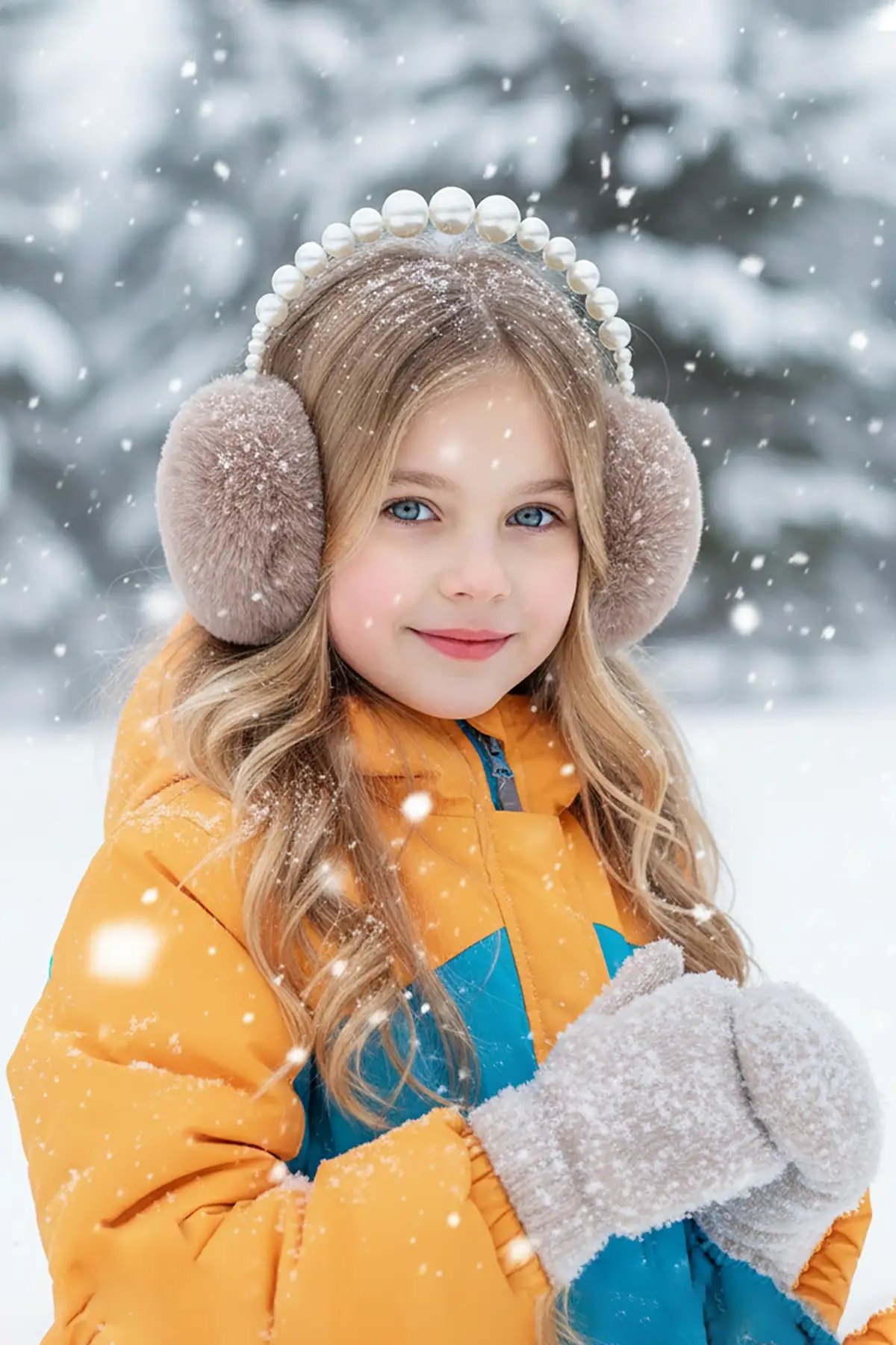 Kahve Renk Peluş Kulaklık