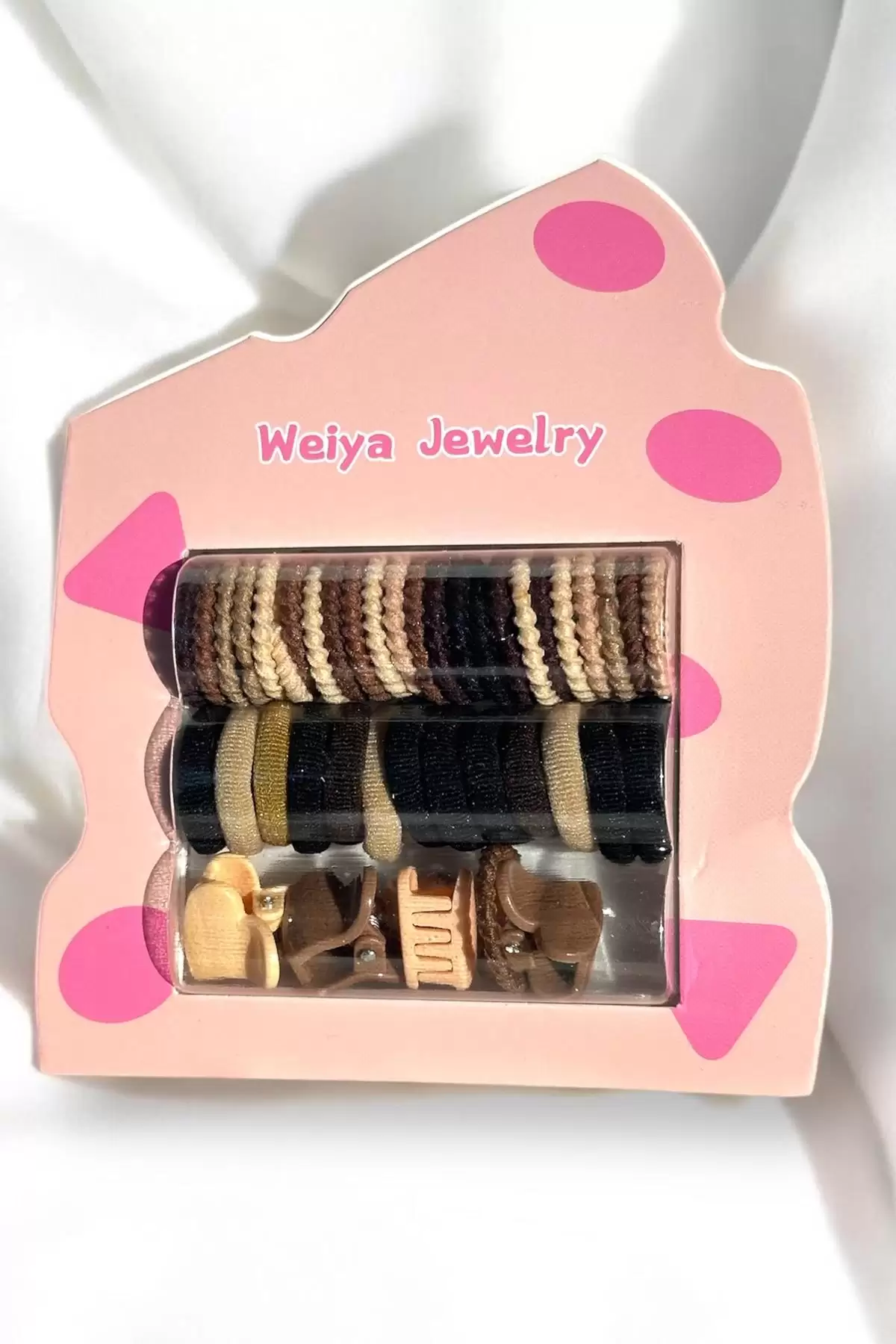 Karışık Renk Mandal Toka Ve Lastik Toka Set