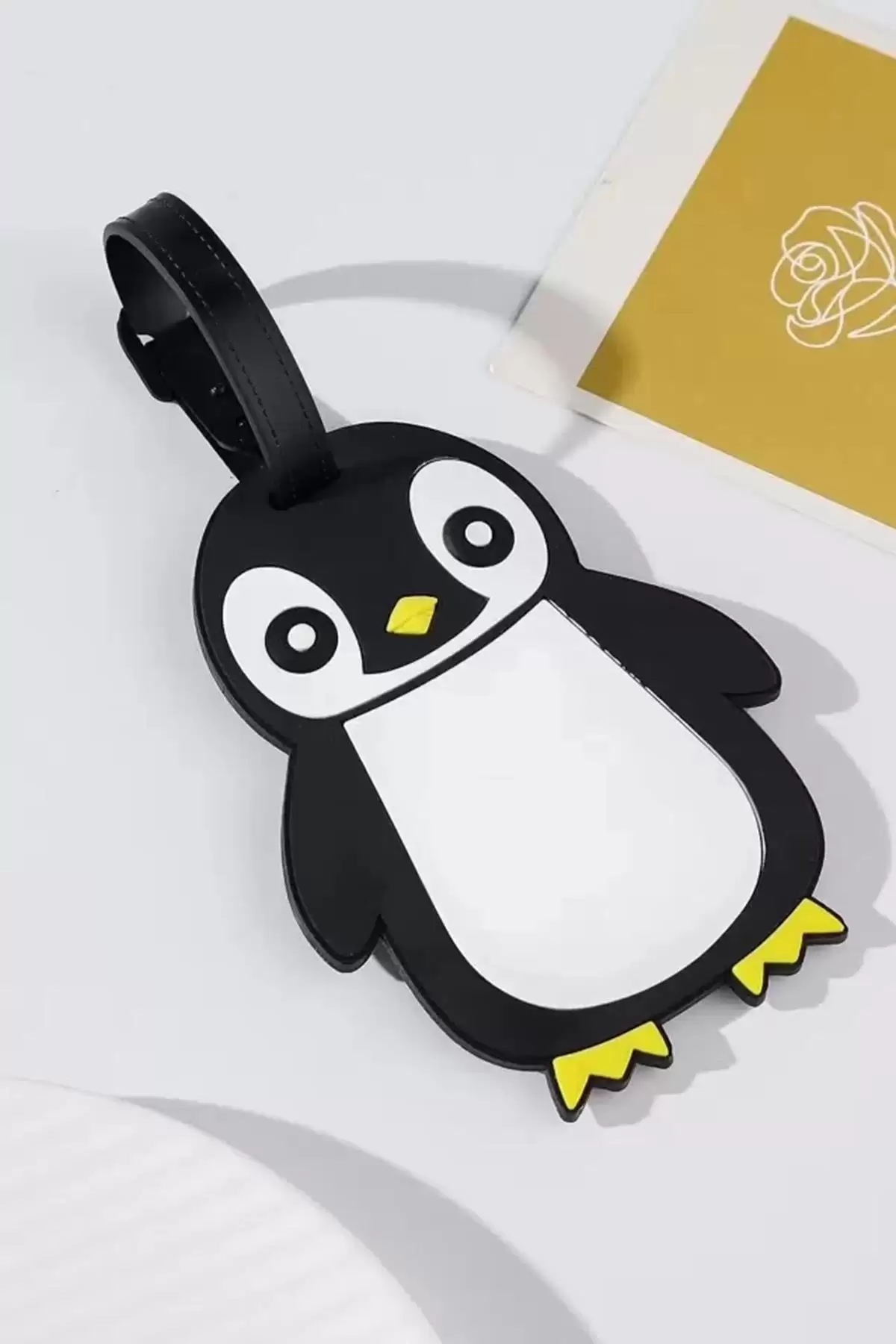 Karışık Renk Penguen Figürlü Bavul Kartlığı