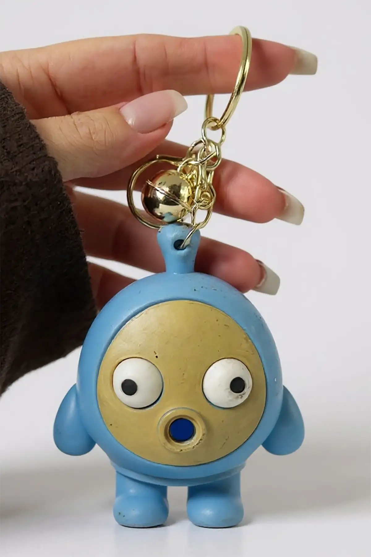 Mavi Renk Oyuncak Figürlü Anahtarlık