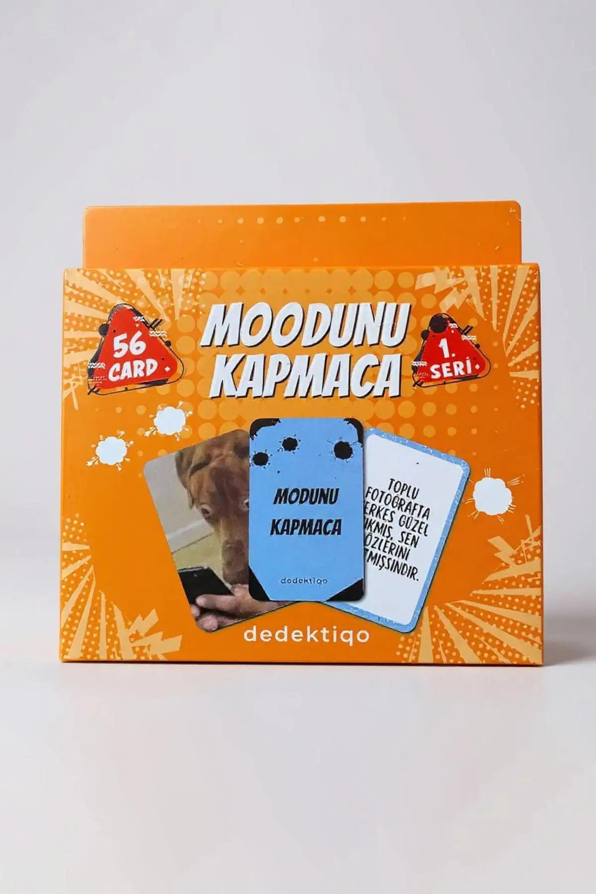 Moodunu Bul Kapmaca 1.Seri 56 Kart Eğlence Yılbaşı Parti Dedektif Sevgili- Çift Oyunları Kart Oyunu