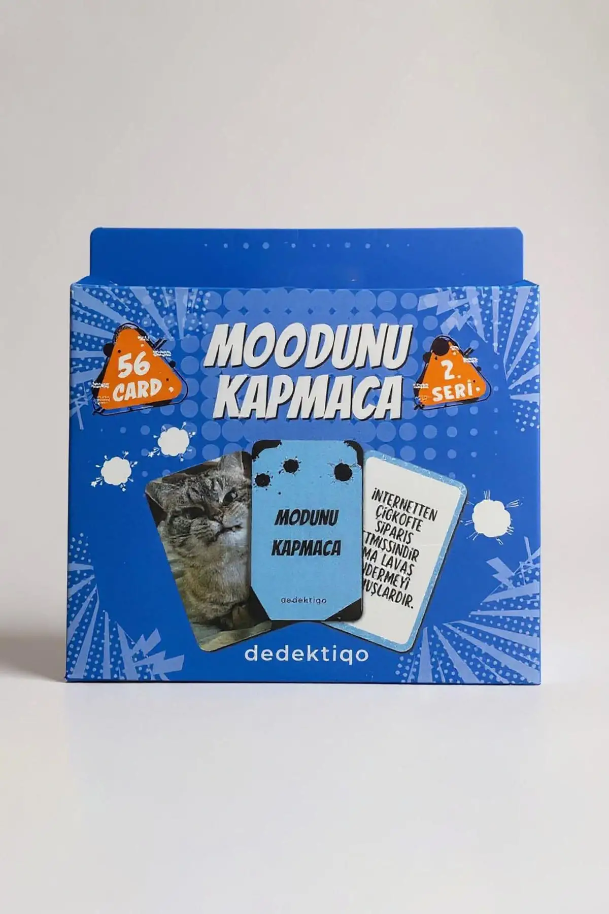 Moodunu Bul Kapmaca 2.Seri 56 Kart Eğlence Yılbaşı Parti Dedektif Sevgili- Çift Oyunları Kart Oyunu