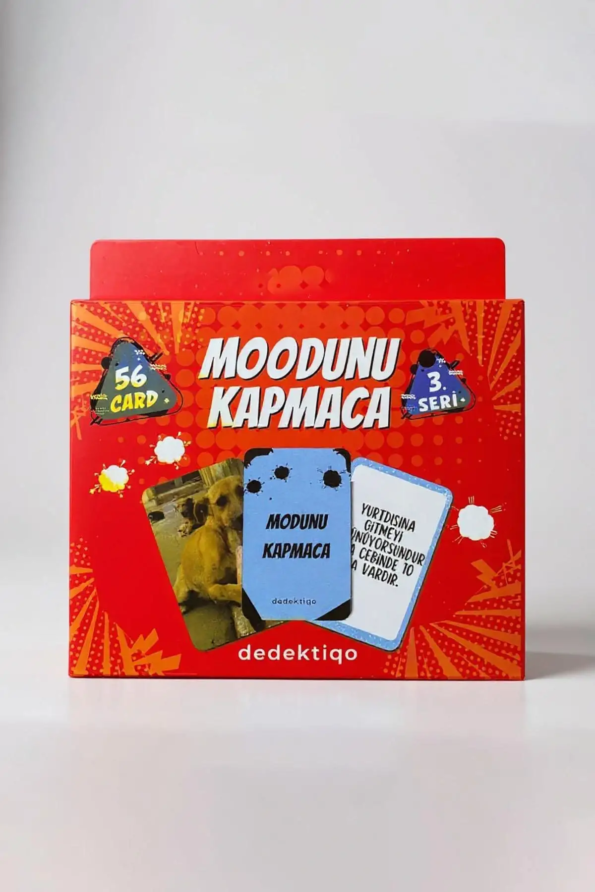 Moodunu Bul Kapmaca 3.Seri 56 Kart Eğlence Yılbaşı Parti Dedektif Sevgili- Çift Oyunları Kart Oyunu