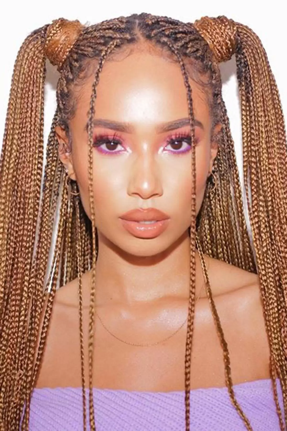 Ombreli Afrika Zenci Örgüsü Box Braid Sentetik Saç 60cm 100gr