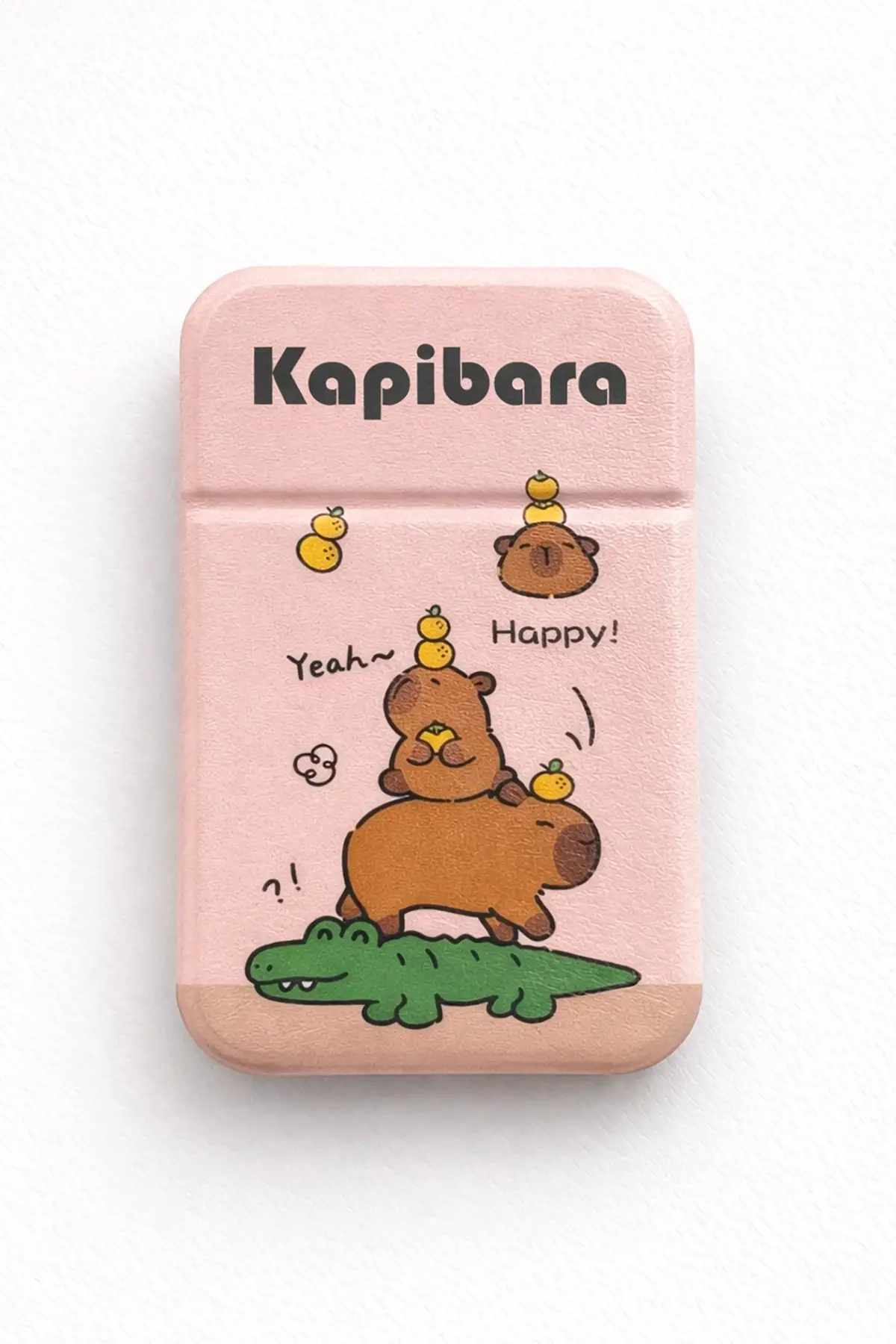 Pembe Renk Ayıcık Figürlü Cep Aynası