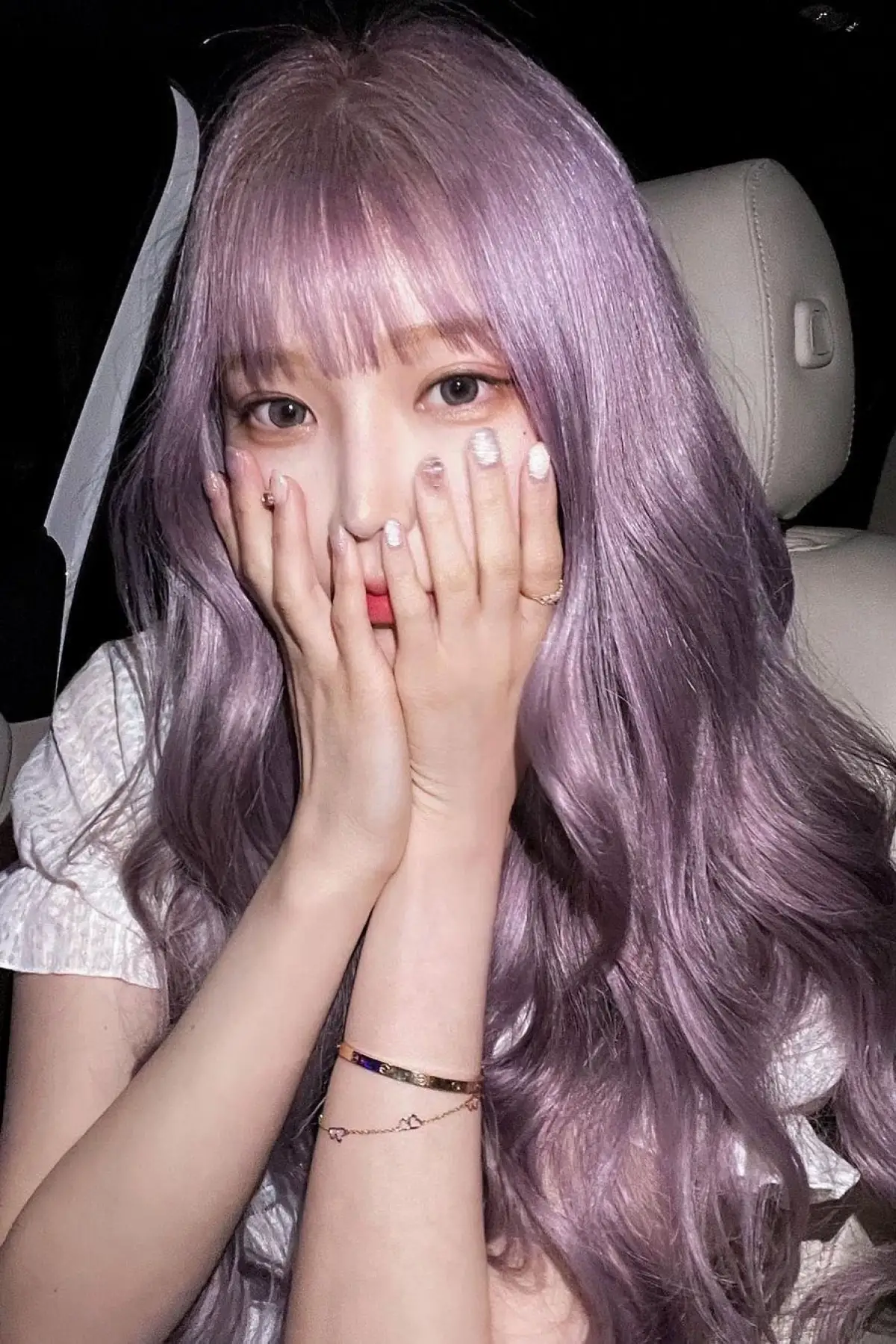 Pembe Renk Kahkül Detaylı Kıvırcık Premium Peruk