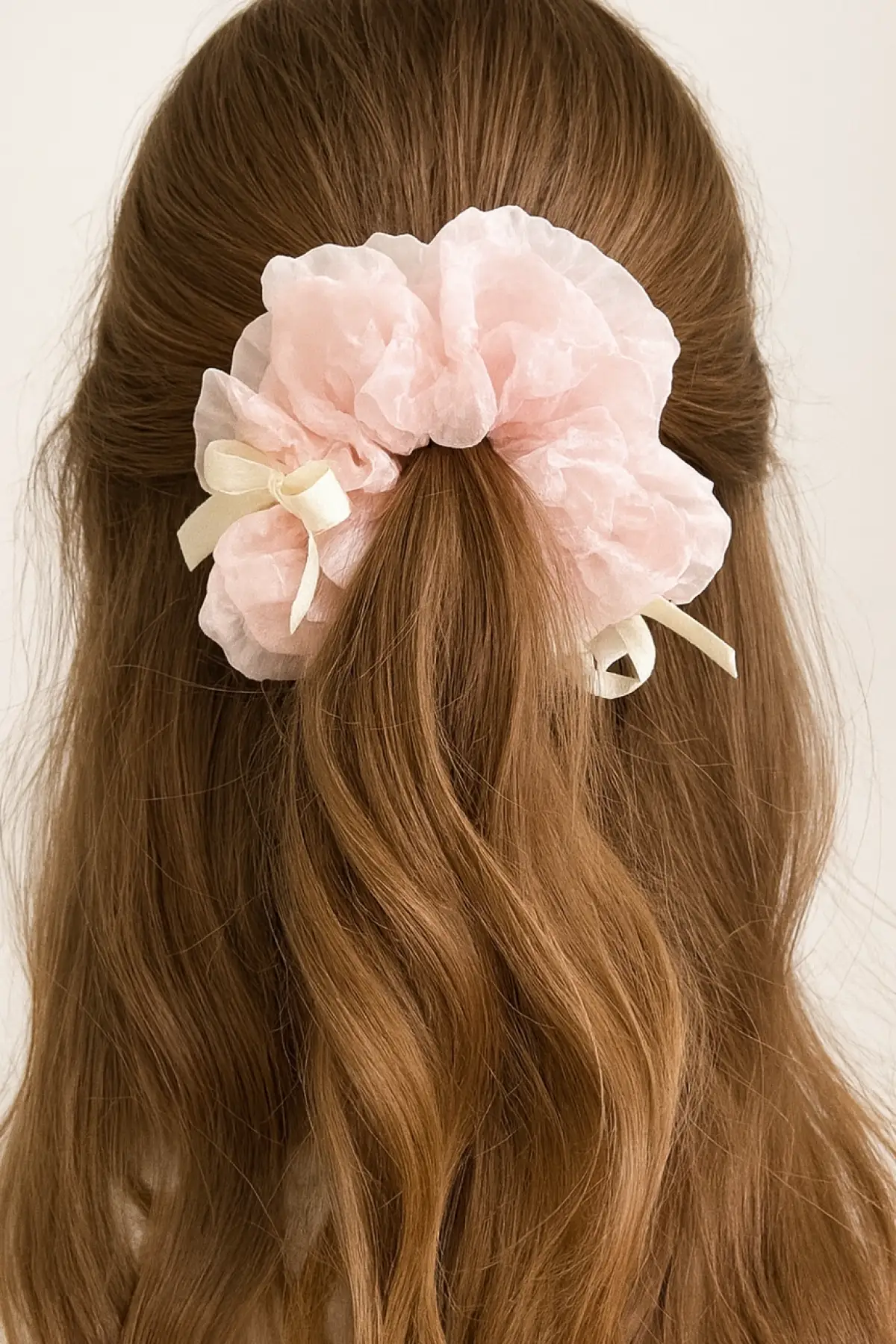 Pembe Renk Kurdele Figürlü Simit Toka