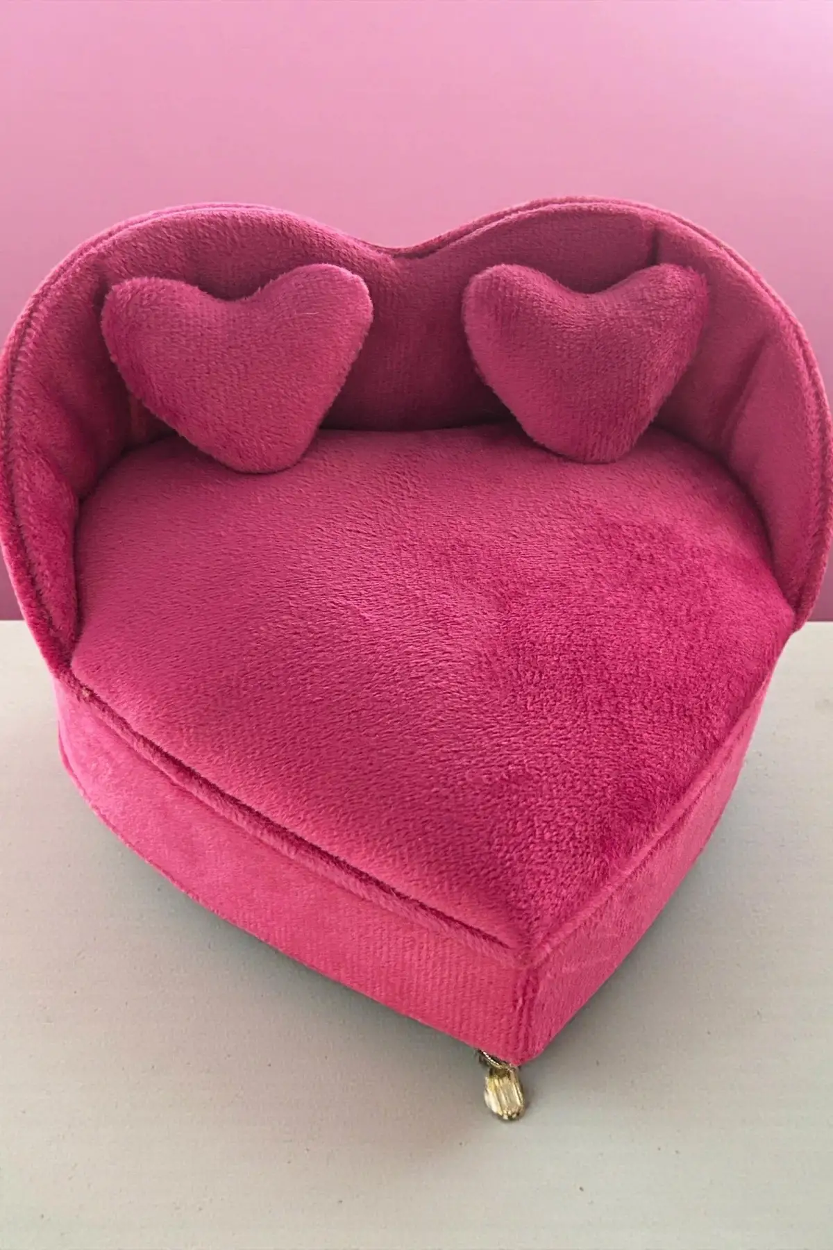 Pembe Renk Oyuncak Bebek Evi Kanepe, Takı Organizeri