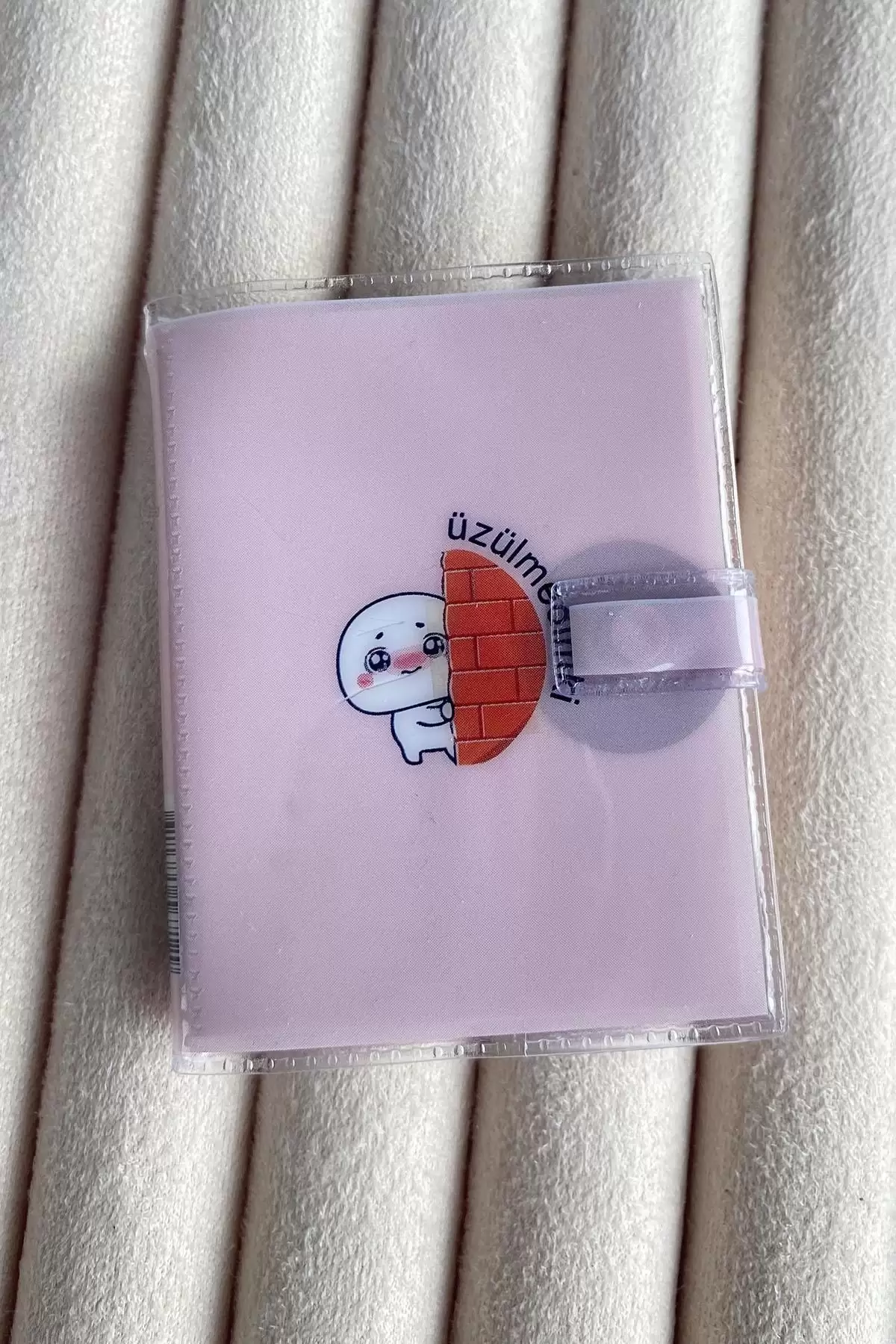 Pembe Renk Üzülmedim Ki Yazılı Mini Defter