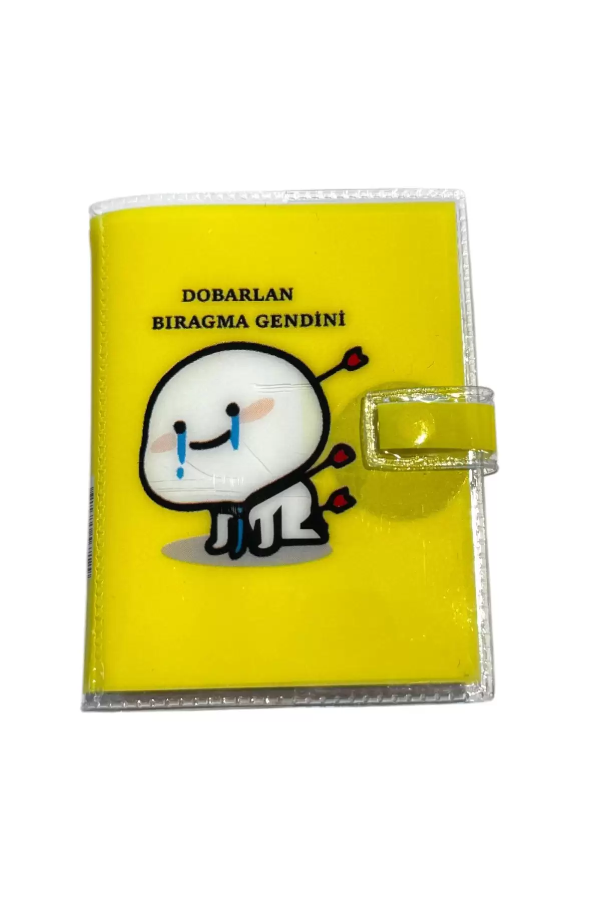 Sarı Renk Dobarlan Bıragma Kendini Yazılı Mini Defter