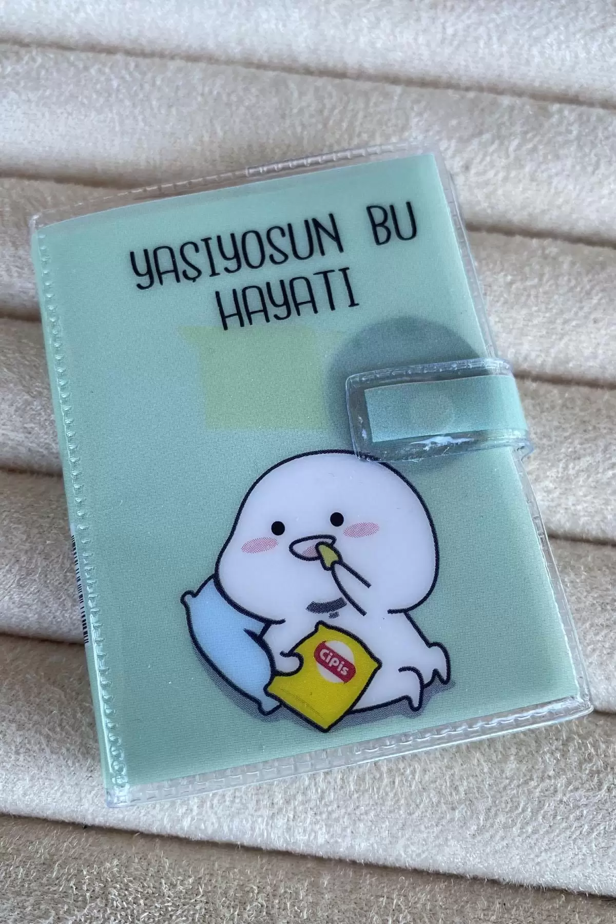 Su Yeşili Renk Yaşıyosun Bu Hayatı Yazılı Mini Defter