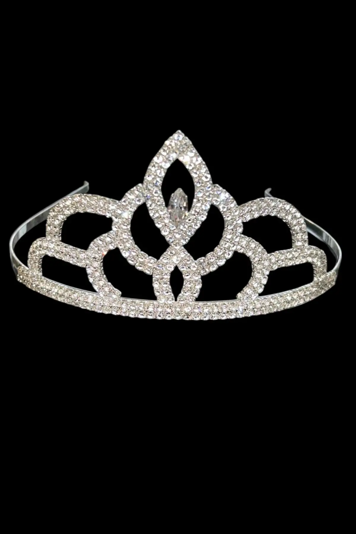 Zirkon Taşlı Gelin/Kına/Nişan/Söz Tasarım Taç