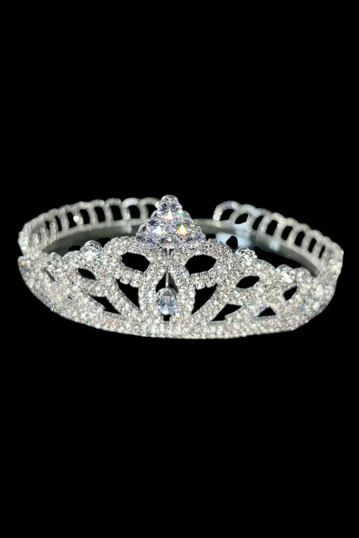 Zirkon Taşlı Gelin/Kına/Nişan/Söz Tasarım Taç