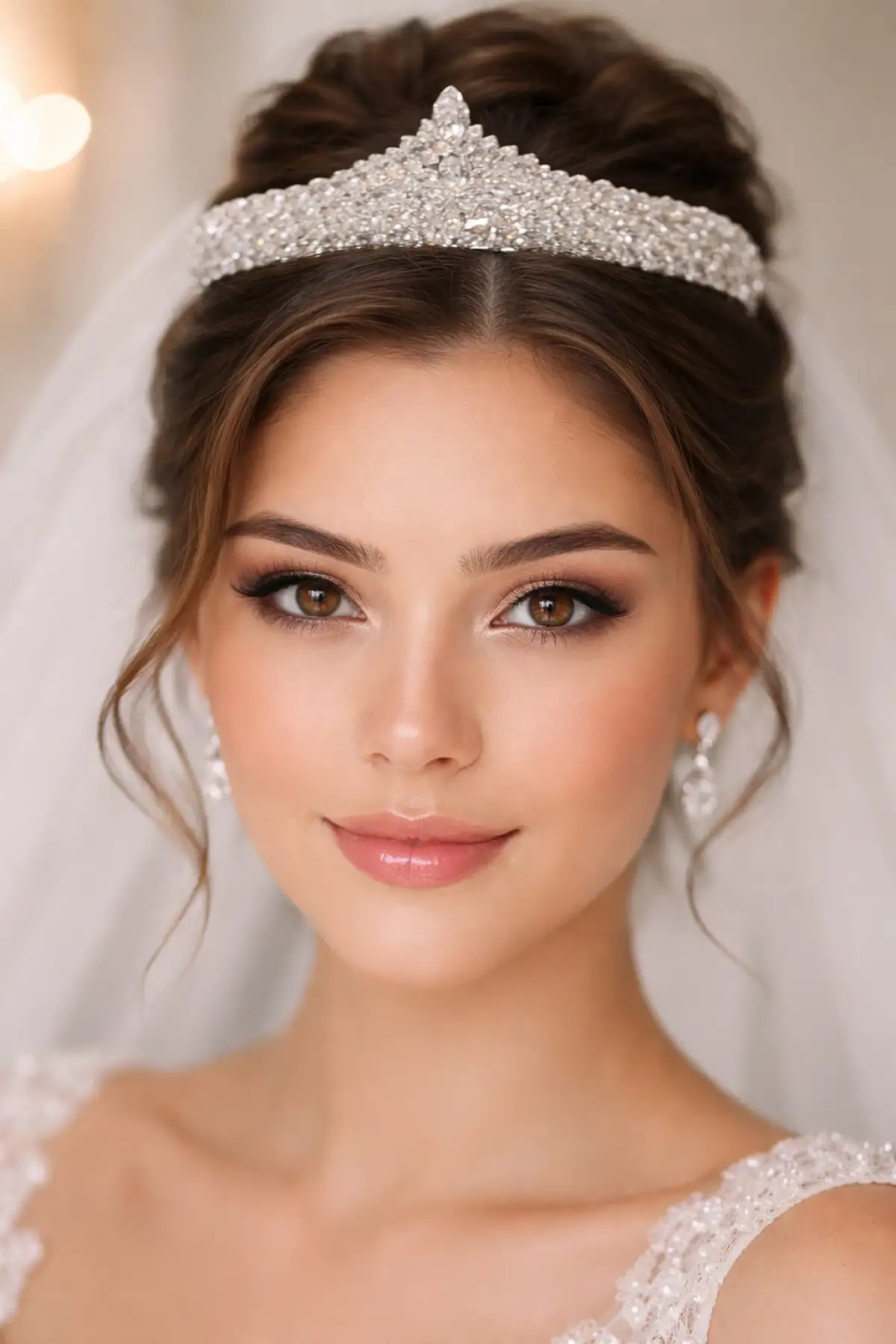 Zirkon Taşlı Gelin/Kına/Nişan/Söz Tasarım Taç