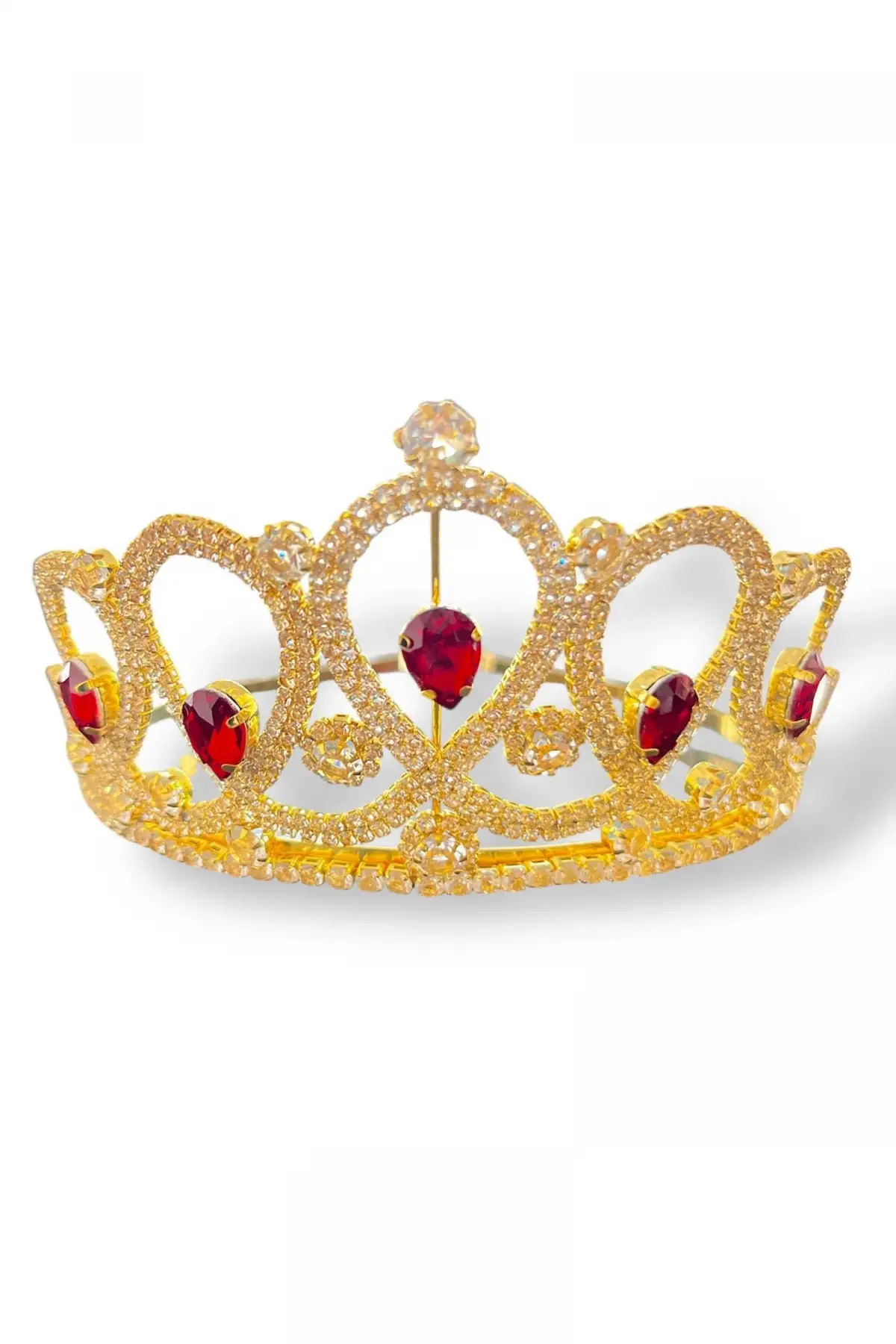 Zirkon Taşlı Gelin/Kına/Nişan/Söz Tasarım Taç