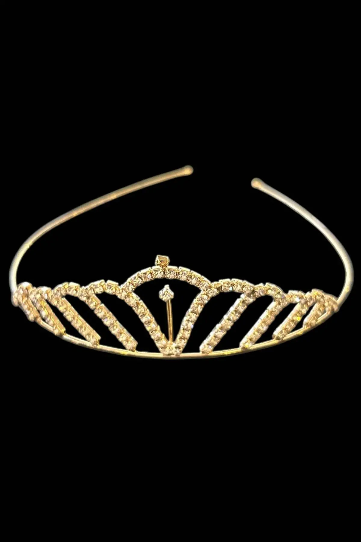 Zirkon Taşlı Gelin/Kına/Nişan/Söz Tasarım Taç