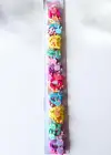 10lu Karışık Renk Ayıcık Figürlü Lastik Toka Set