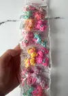 10lu Karışık Renk Ayıcık Figürlü Yan Toka Set