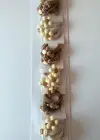10lu Karışık Renk Çiçek Figürlü Lastik Toka Set