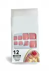 12li Açık Pembe Renk Takma Tırnak Set (Yapıştırıcılı)