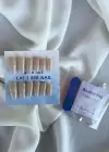 12li Bej Renk Jel Görünümlü Takma Tırnak Set (Yapıştırıcılı)