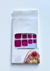 12li Fuşya Renk Ayak Takma Tırnak