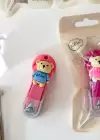 12li Karışık Renk Ayıcık Figürlü Tırnak Makası Set